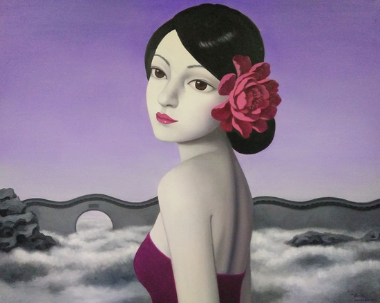 贺文斌 云园 120x100cm  2016