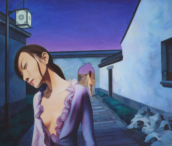 贺文斌 梦园 130x110cm