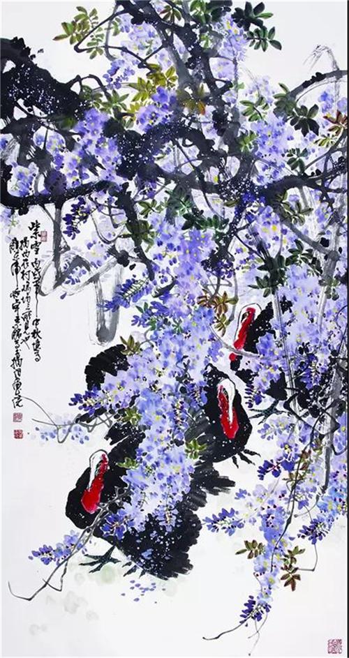 《紫雪》138×68cm 2006年