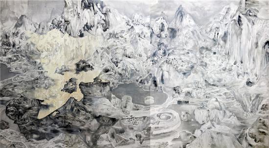 大世界150x265cm 布面油画 2019